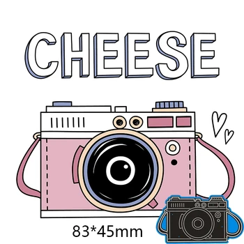 

83*45mm camera New Metal Cutting Dies Scrapbook paper decoration template Embossing DIY Paper Card Craft