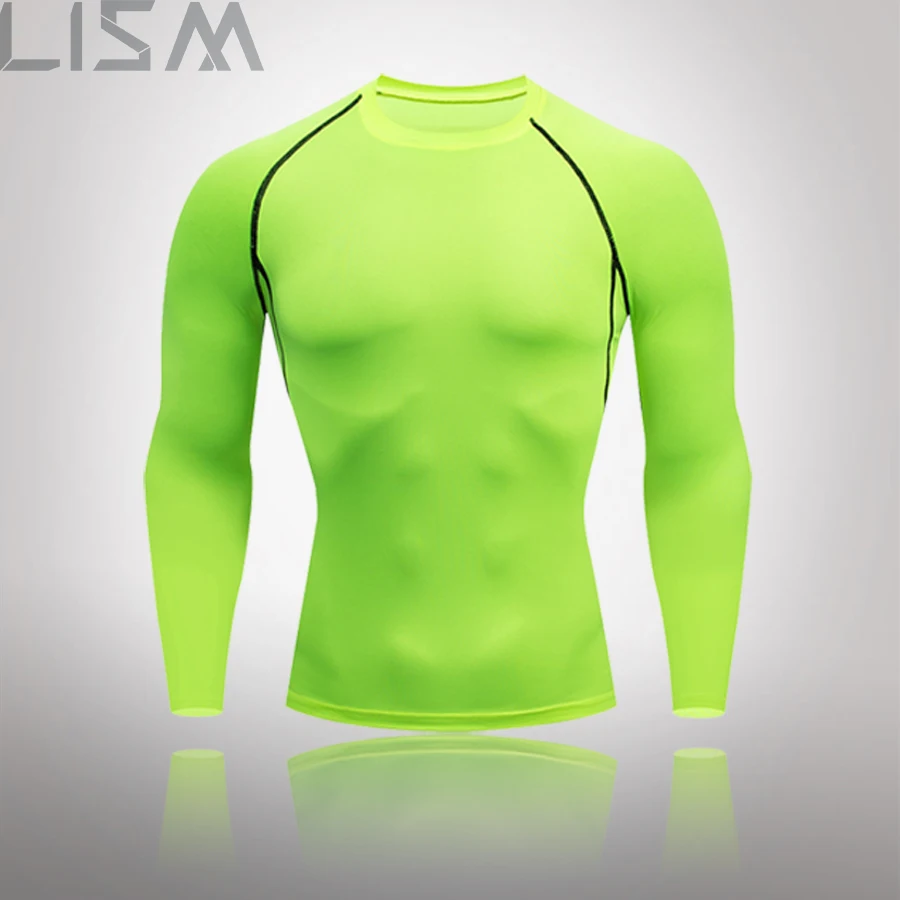 Men's Sportswear Compression Sportswear Quick-Drying Running Suit Clothing Sports Jogging Training Gym Fitness Sportswear Tight long johns target Long Johns