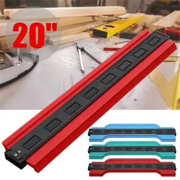 

20inch Template Curvature Scale Ruler Contour-gauge Laminate Carpet Wood Tile Profile Measure Ruler With Magnet 510x100mm