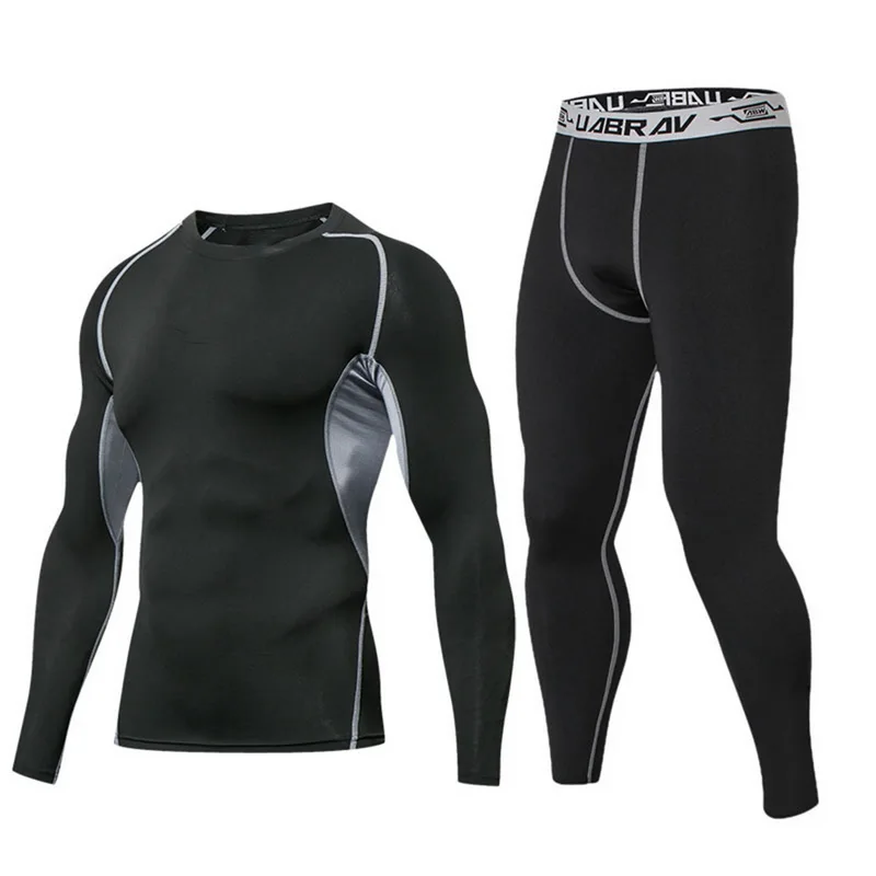 05 Sfit, мужской компрессионный спортивный костюм, быстросохнущий, дышащий, пот, фитнес-тренировка, мужская спортивная одежда для бега - Цвет: 05