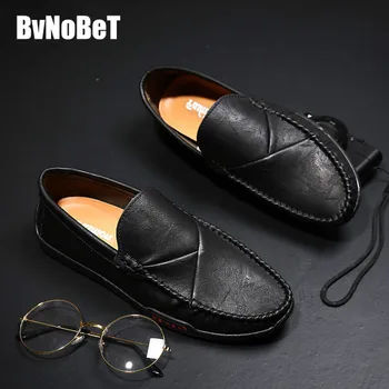

BVNOBET Best Quality Moccasin Fashion Personality Shoes Hard-Wearing Men's Flats Unique Shoes For Man Suits Mocasin Hombre