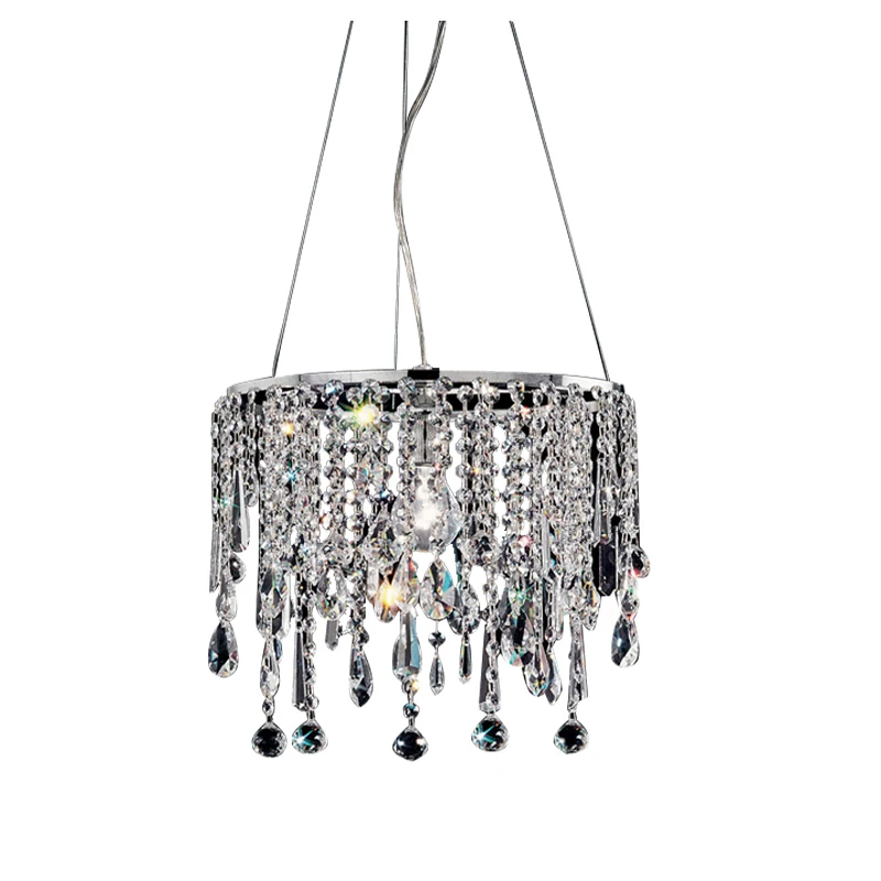 

Phube Lighting K9 Crystal Pendant Light Lustre Modern Pendant Light Silver Pendant Lighting Free Shipping