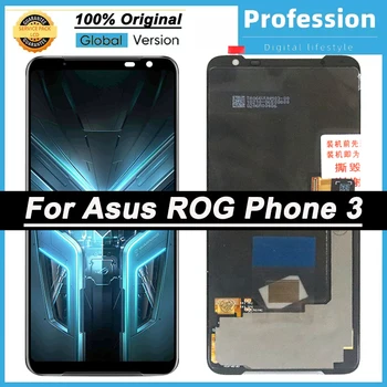 6 59 #8222 oryginalny Amoled dla Asus ROG 3 ZS661KS wyświetlacz LCD ekran + Panel dotykowy Digitizer dla ROG telefon 3 ASUS_I003DD tanie i dobre opinie CN (pochodzenie) Ekran pojemnościowy 3 for Asus ROG Phone 3 LCD i ekran dotykowy Digitizer 1080x2340 pixels