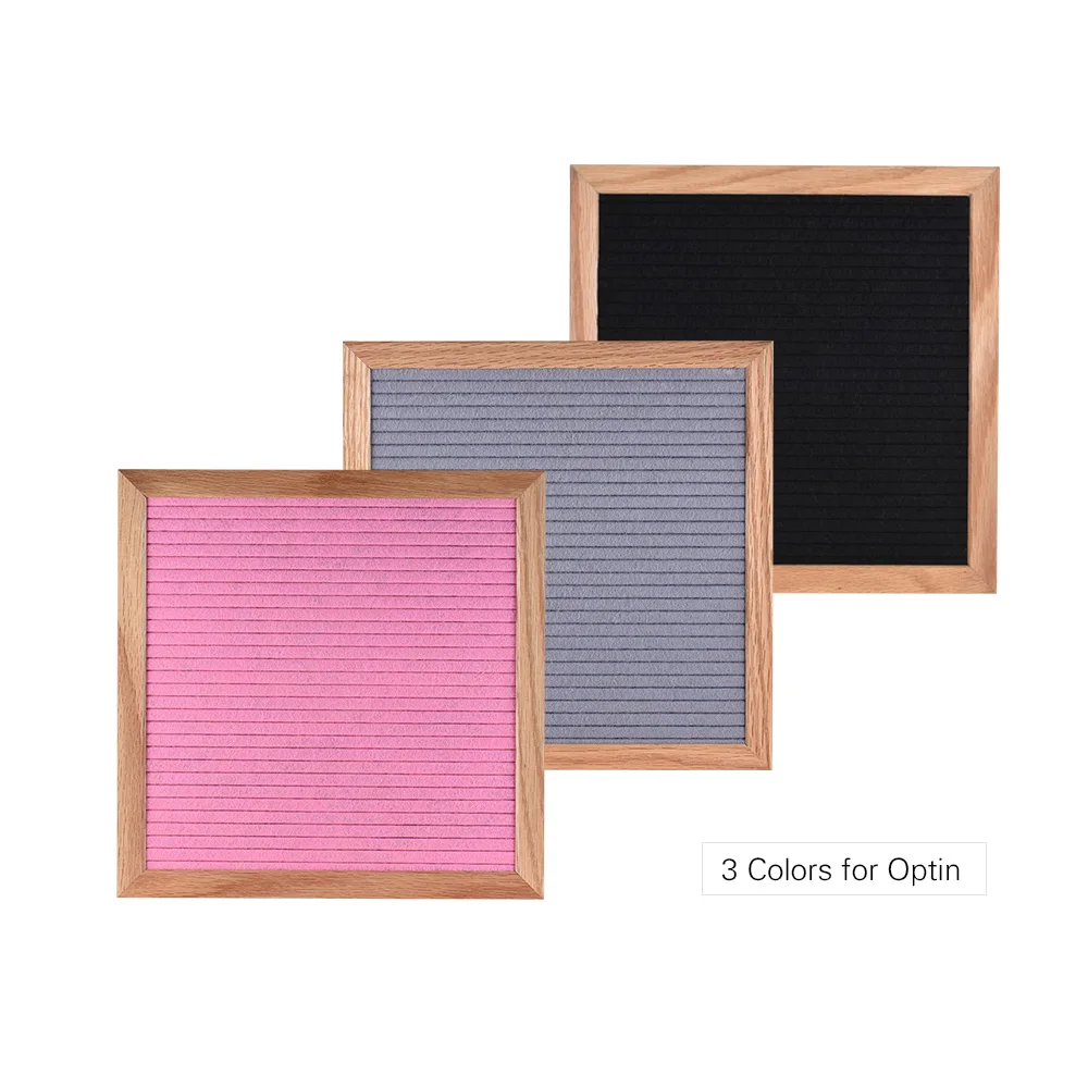 

Letter Board Felt Letter Board Sign Message Letter Board with Letters Home Office Decor Board Oak Frame