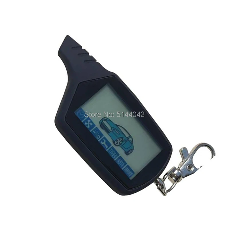 Barato a91 lcd chaveiro de controle remoto para o sistema de alarme carro em dois sentidos russo starline a91 chaveiro fob