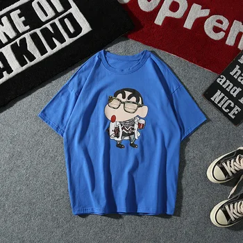 

Summer new women's street letter characters print loose short-sleeved T-shirt 48.22