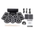 Портативный Roll up Electronic USB MIDI Drum Set Kits 9 Колодок Встроенные Динамики Ножные педали Барабанные палочки USB Кабель Для практики