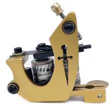 10 обертывания проволочные катушки татуировки профессиональная машина для татуировки лайнер и шейдер черный цвет железо для тату поставки