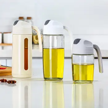 

Auto Flip Olive Oil Dispenser Bottle Leakproof Condiment Container Cookware