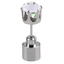 GENBOLI 1 шт. Очаровательная светодиодная серьга светильник яркие серьги-гвоздики светящаяся Корона Светящиеся хрустальные серьги-гвоздики из нержавеющей стали