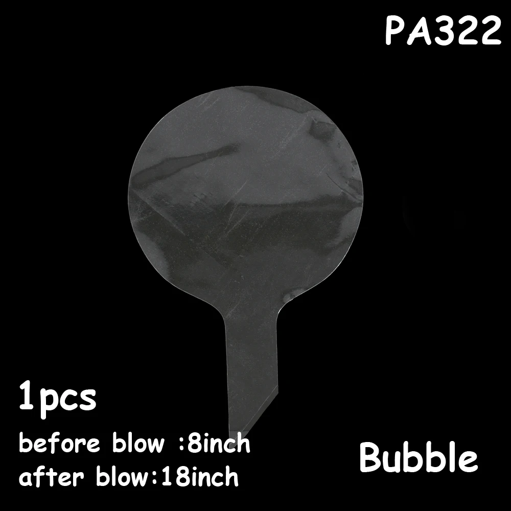 PA322 bubble 18inch Круглые надувные шары Прозрачные Свадебные перья на день рождения баллуоны вечерние украшения DIY подарки супер прозрачный гелий Bobo Globos - Цвет: PA322 bubble 18inch