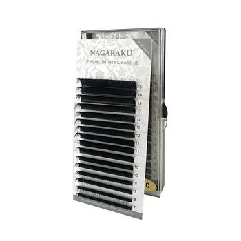 

grafted lashes natural soft thick hand mixed length eyelashes