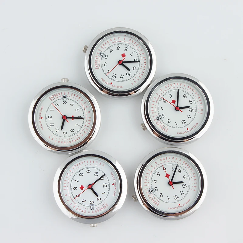 DIY медсестры часы оптом части кварцевые головка Дата функция fob карманные Доктор