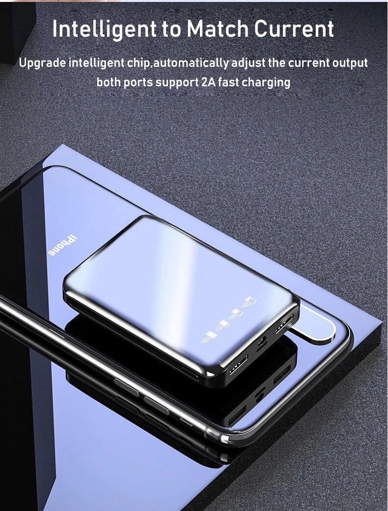 Mi ni power Bank для Xiaomi mi huawei power Bank 30000 мАч Poverbank mi зарядное устройство с двумя usb-портами внешний аккумулятор портативный светодиодный дисплей