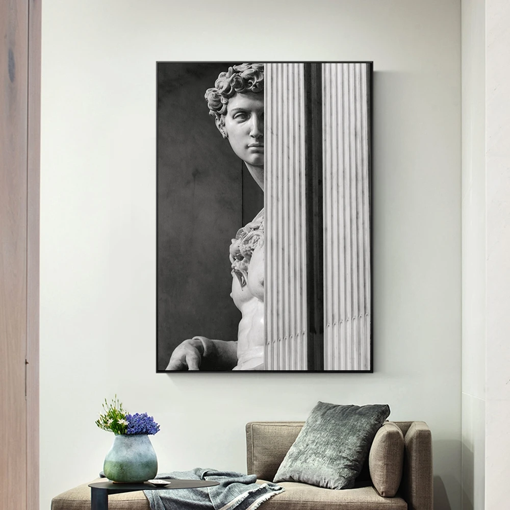 Современный Скульптура холст Картины Wall Art принты Куадрос поп художественные