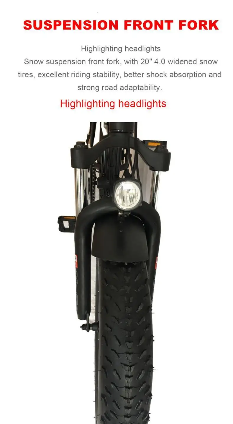 Sale Big Fat 4.0 Tires Off Road Electric Bike 2 Wheel Electric Bicycle 500W 48V Portable Folding Electric Snow Scooter For Adult 17 Sale Big Fat 4.0 Tires Off Road Electric Bike 2 Wheel Electric Bicycle 500W 48V Portable Folding Electric Snow Scooter For Adult 17