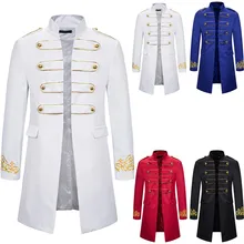 Мужской теплый винтажный пиджак-фрак пальто дизайн велюр пуговицы для верхней одежды пальто