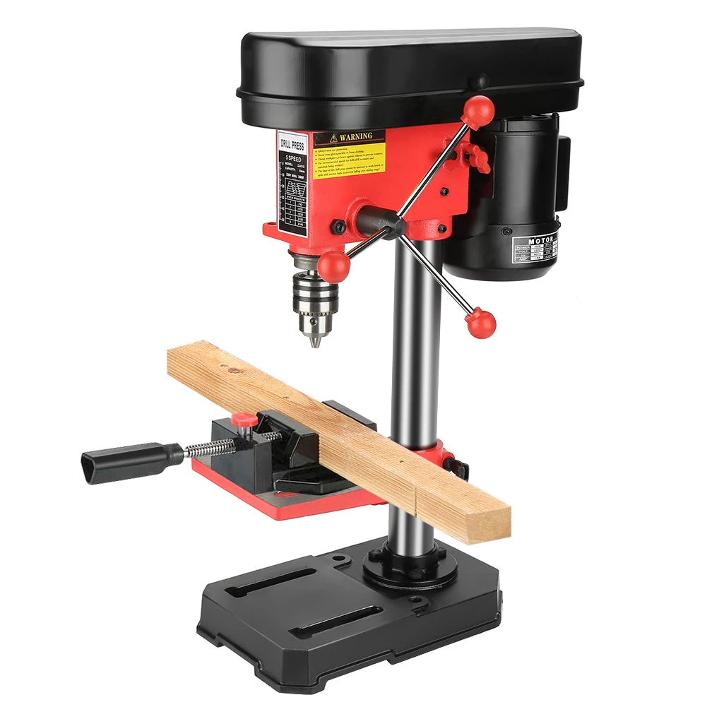 350W 5 Speed 50mm Drill Bench Press Stand Workbench for DIY Enthusiasts Drill Press Drilling Machine