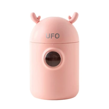 

Cute UFO Humidifier, Aroma Diffuser, Ambient Light, Big Capacity, Longlasting, Home Office Car Use, AI Power Cut