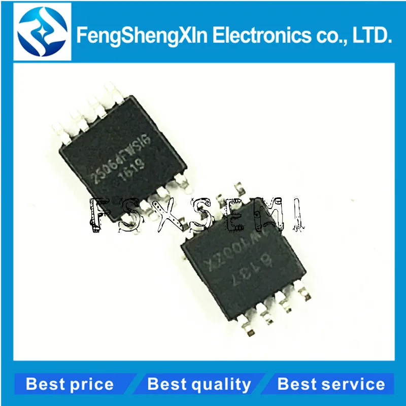 100 шт./лот 25Q64FWSIG 25Q64FWSSIG W25Q64FWSIG 25Q64 Чипсет лапками углублением SOP-8