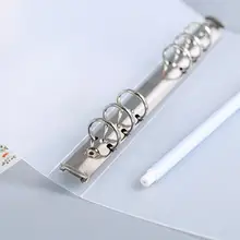 /A7 размер Многофункциональный школьный милый офис требует 6 отверстий планировщик крышка A6 A5 пластиковый держатель