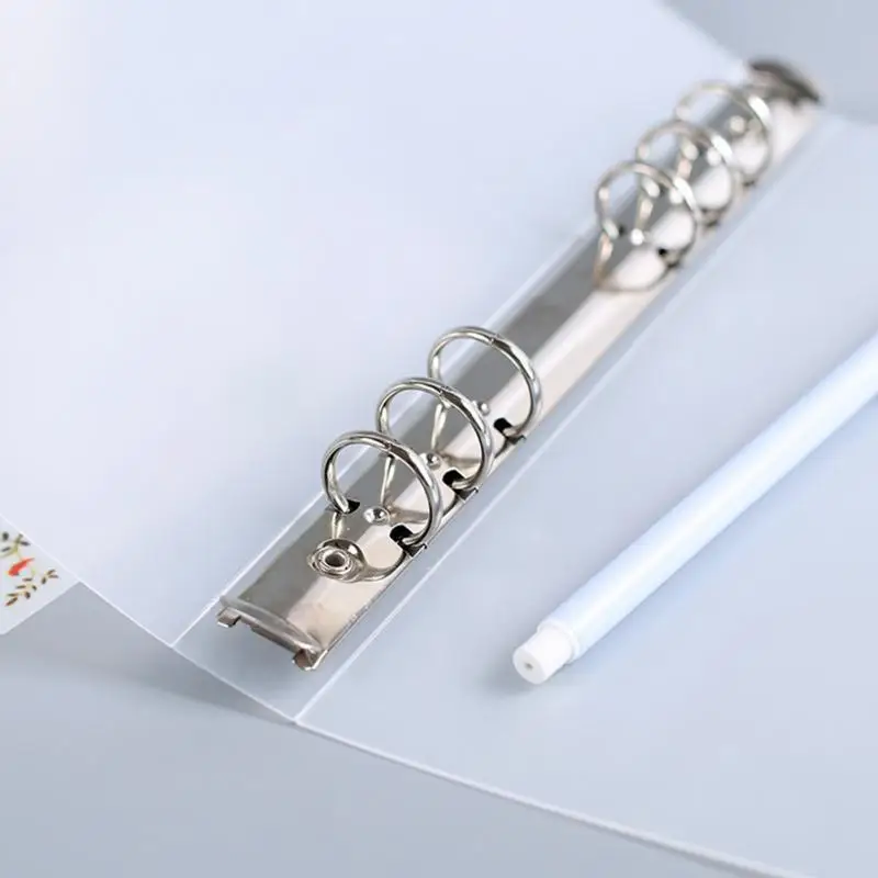 

/ /A7 size Multi-function School Cute Office Needs 6 holes Office Planner cover A6 A5 Plastic File Holder