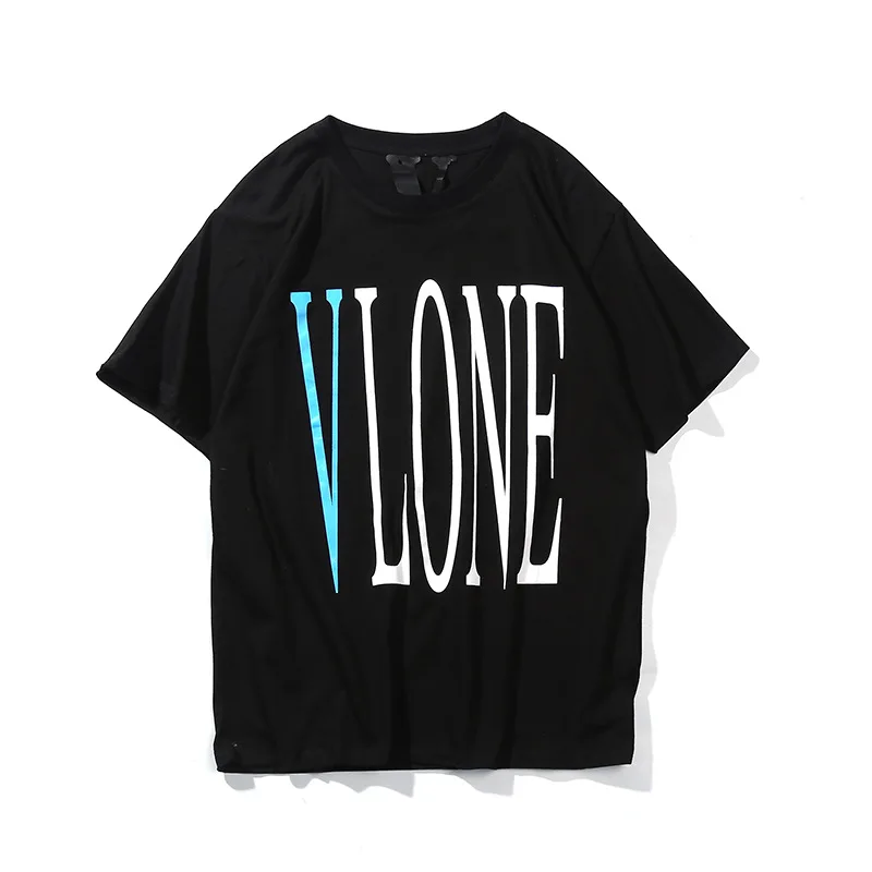 

Europe And America Teenager Spring And Summer Fashion Big V Spring And Summer T-shirt Trend Casual Lettered V Lone Pure Cotton S