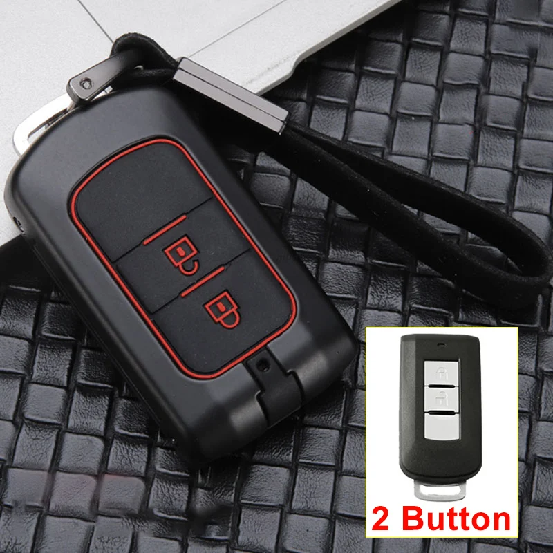 SKU图片-New-hot-sale-Zinc-alloy-Silicone-car-key-case-cover-keychain-For-Mitsubishi-Outlander-2016-Lan (3)