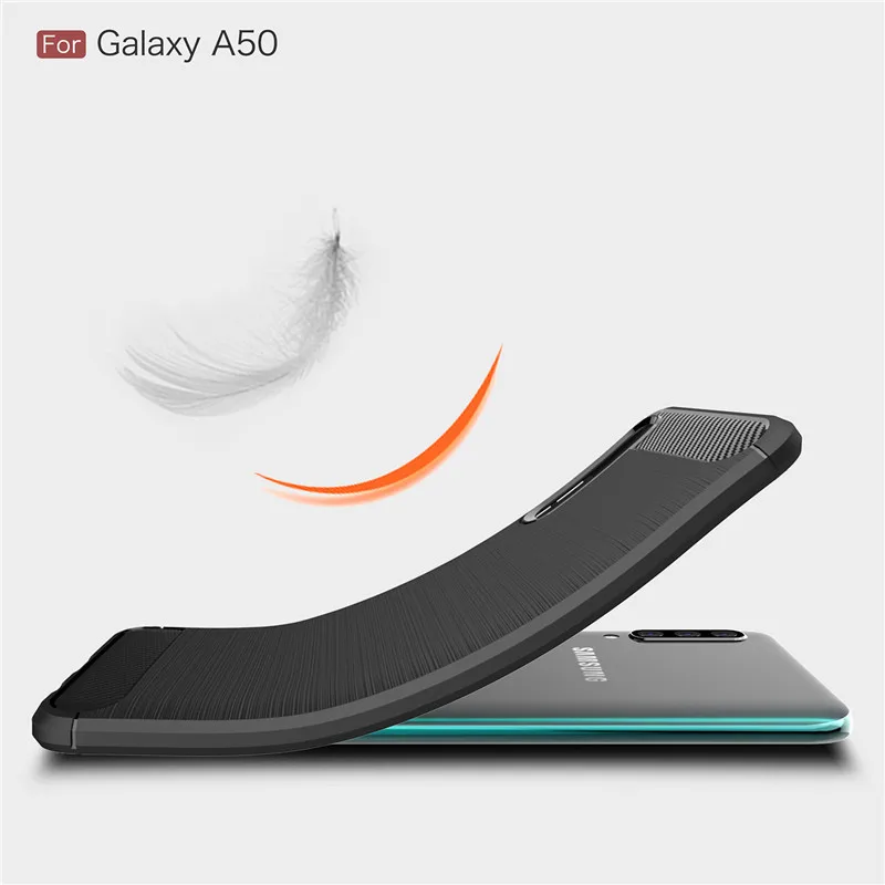 Thouport чехол для samsung Galaxy A50 A10 A10e A20 A20e A30 A40 A60 A70 термополиуретановые чехлы из углеродного волокна с обложка чехол для samsung A50 A30 A10 A20