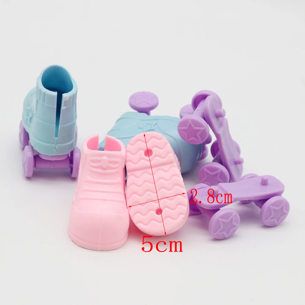 Doll Shoes Plush Doll Accessories Doll Accessories Doll Clothes Accessories DOD BJD Doll Roller Skates for 14 inch girls Doll Boots Fit Plush EXO Dolls