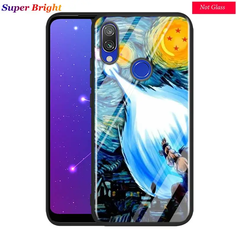 Dragon Ball Z Super Goku для Xiaomi Redmi Note 8 7 6 5 4X4 K20 Pro 7A 6A 6 S2 5A Plus супер яркий черный чехол для телефона