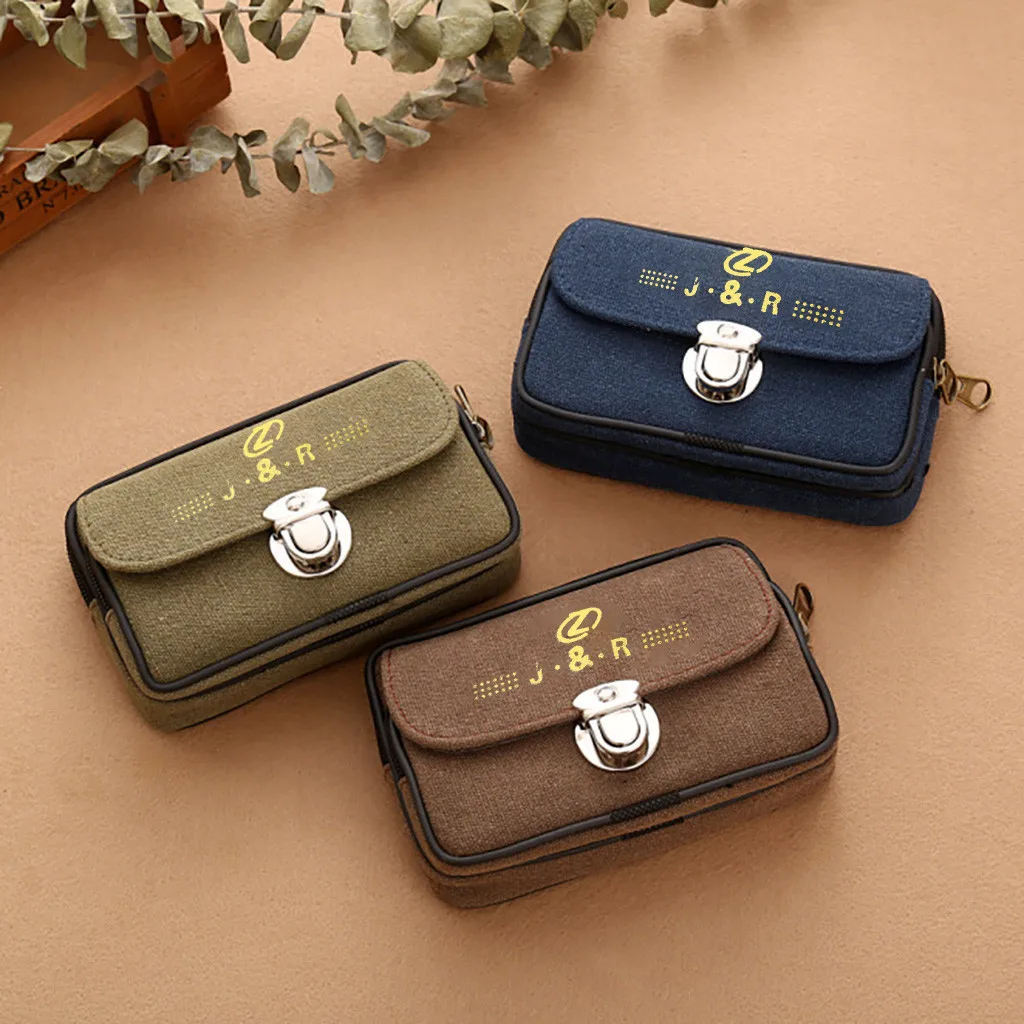 

Men's Phone Bag Middle-Aged old Pockets Wholesale waterproof Vintage Coin Purse Women Wallets Small Clutch Female mini money Bag