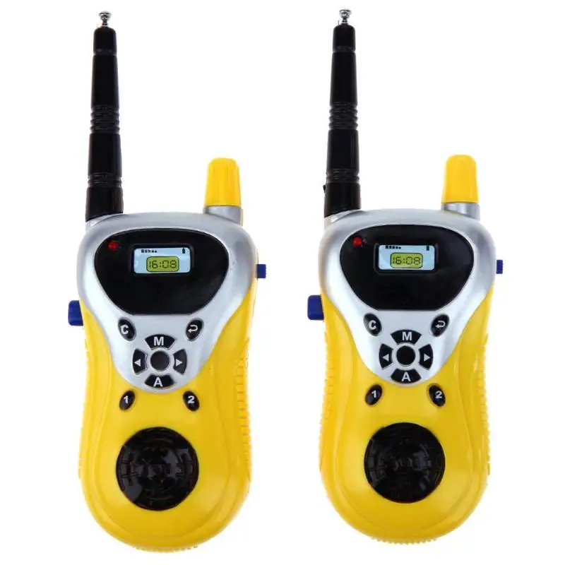 

2pcs Portable Interphone Electronic Walkie Talkie Kids Child Mini Toys