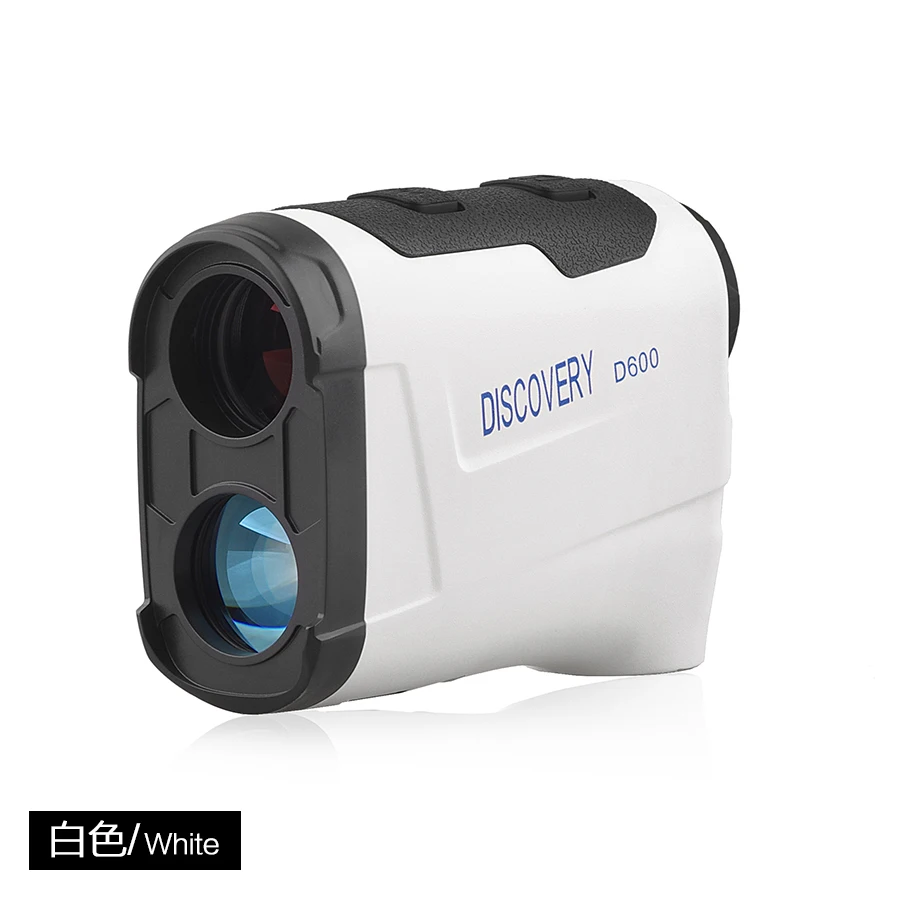 Telêmetro Laser Discovery 600 800 Metros Atualizado em Cinza Branco com Ângulo de Medição Portátil Tamanho Pequeno Alta Definição 12 em cinza, branco com ângulo de medição,