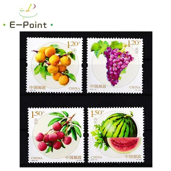 

4 PCS China Postage Stamps 2016-18 Fruit (Group II)