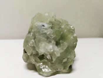 

66.8gNatural green fluorite white calcite mineral specimen