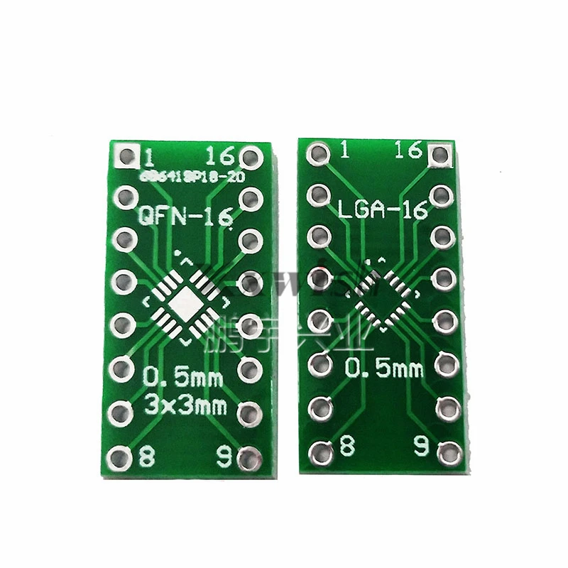 19..........LGA16转DIP16-QFN16转DIP-转接板-0.5mm-pitch引脚间距