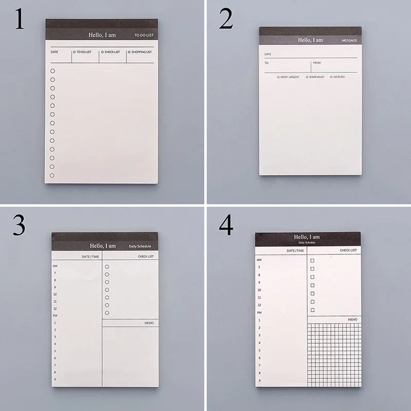 

1PC Cute Notebooks To Do List Bullet Journal Daily Planner Notes Business Note Pads For School Office Supplies Kawaii Stationery