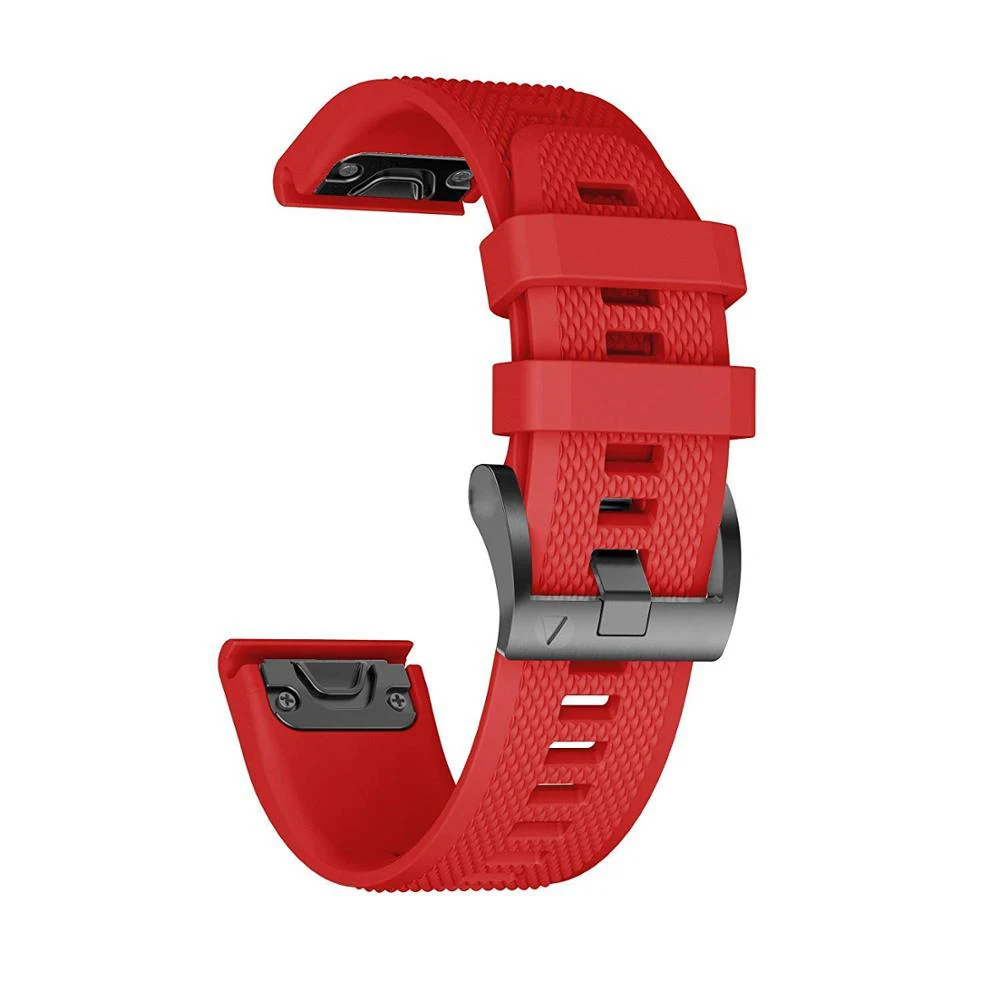 26 22MM Official Watchband for Garmin Fenix 7 7X Epix/Coros VERTIX/VERTIX 2 Watch Quick Release Silicone Easyfit Wristband Strap 