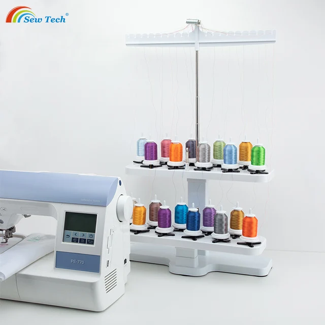 Sew Tech Sewing Thread Holder Stand 20 Spool Wall  Thread Stand  for Embroidery Machine  Sewing Thread Stand 3