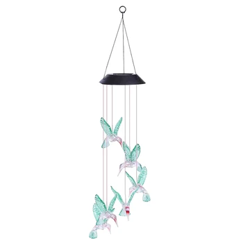 

Solar Color Changing Led Bird Wind Chimes Garden Solar Wind Chime Light