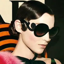 Элегантные ретро солнцезащитные очки в стиле барокко, женские роскошные брендовые Дизайнерские Большие Овальные Солнцезащитные очки, винтажные черные солнцезащитные очки Oculos de Sol
