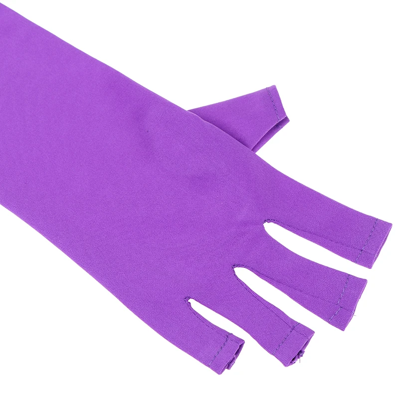 1 пара 25/40 см с защитой от УФ лучей, с открытым носком, перчатки для защиты Nail Art UV светильник лампа гель лак для ногтей советы Нейл-варежки инструмент