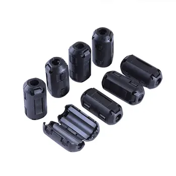 

20pcs Clip-on Ferrite Ring Cable Clips Core RFI EMI Noise Suppressor Filter Hot Magnetic Materials