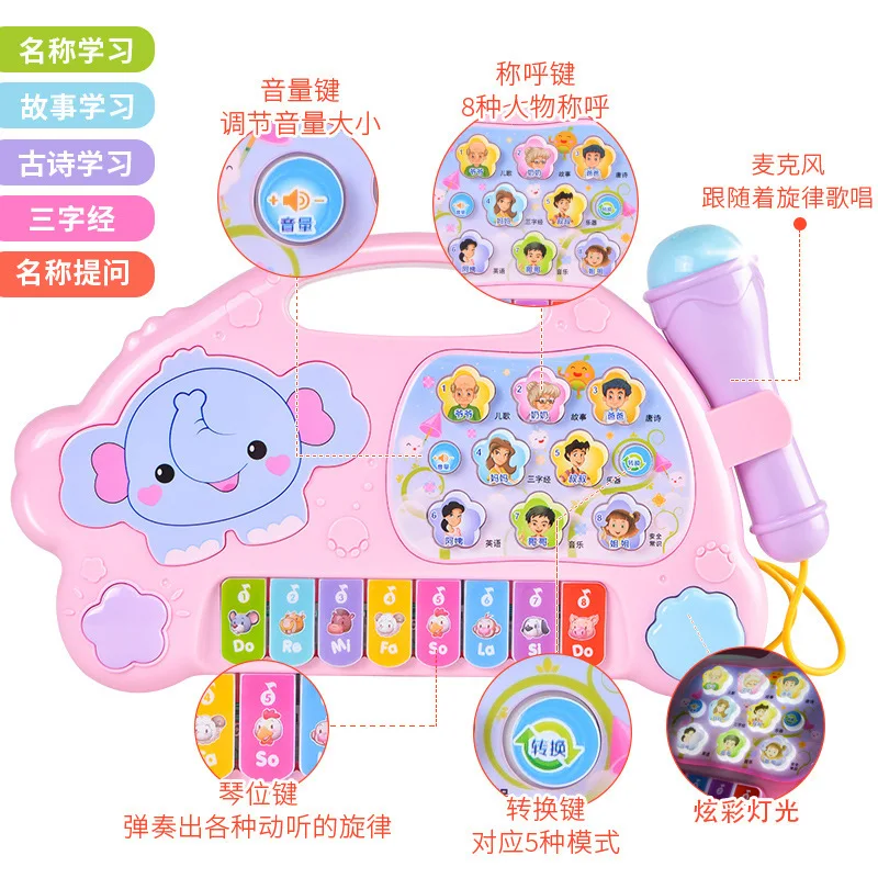 Xin yi cheng Adorkable Baby Elephant устройство для раннего обучения детей детские развивающие многофункциональные истории машина микрофон