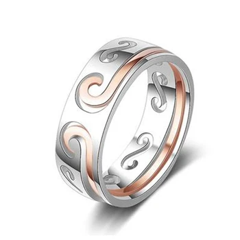 

S925 Sterling Silver Women's Ring Luxury Classic Boutique Jewelry Smart Love You 10,000 Years Jewelry