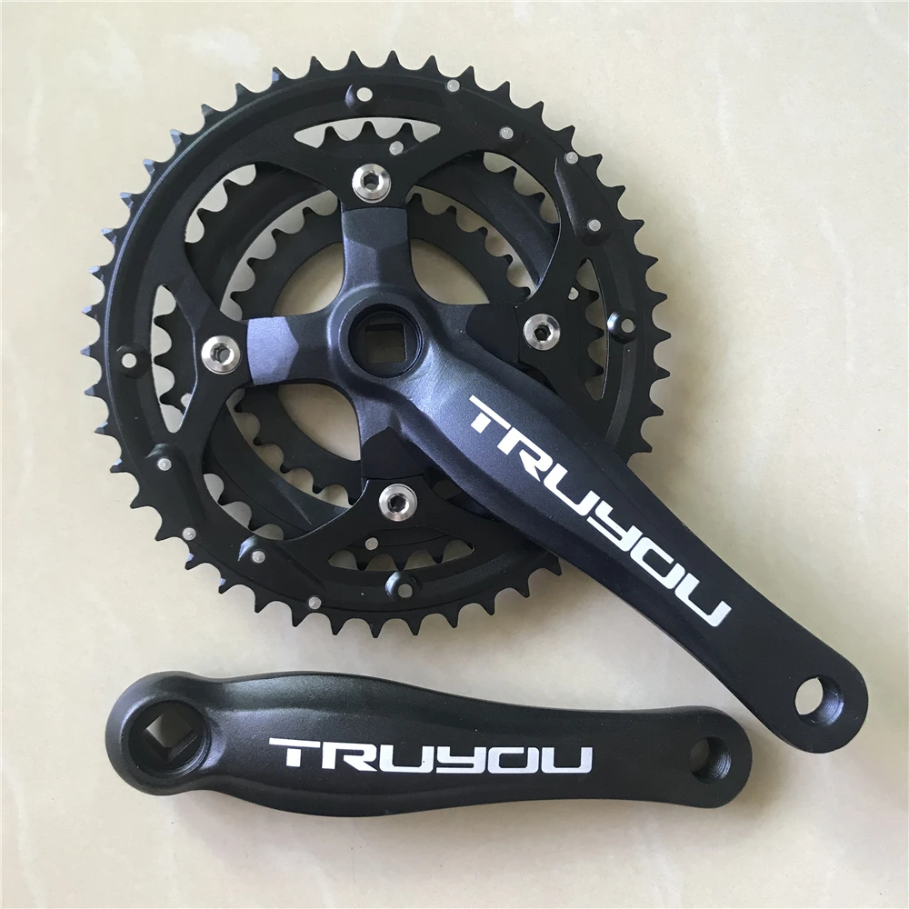 

Mountain Bike Crankset 104-64 BCD 46T 36T 26T Chainring Aluminum Alloy Chain Wheel Triple MTB Chainwheel Crank Length 170mm