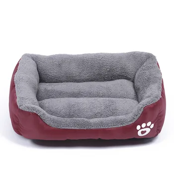 

S-3XL 11Colors Paw Pet Sofa Dog Beds Waterproof Bottom Soft Fleece Warm Cat Bed House Petshop Puppy Bed G2