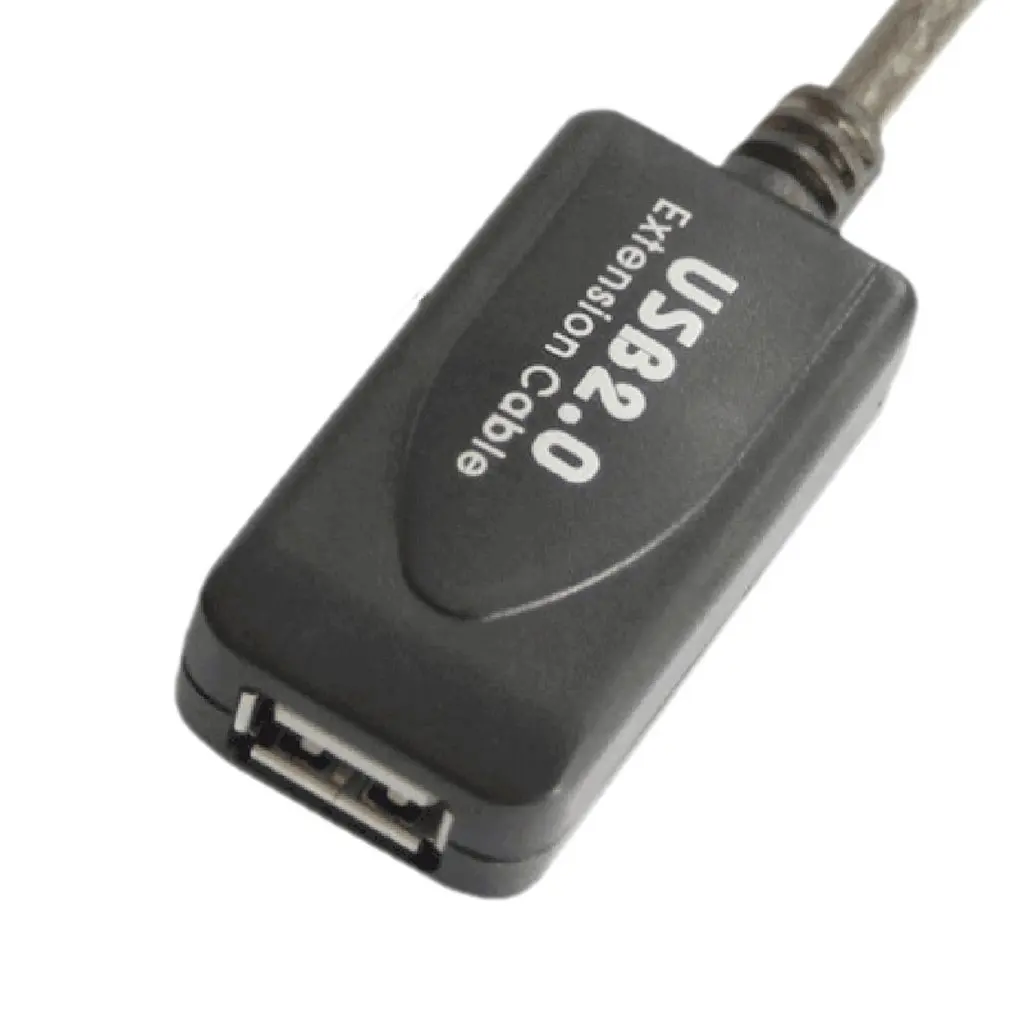 5 м USB2.0 Удлинительный кабель усиления сигнала удлинитель беспроводной сетевой карты удлинение кабеля линии с чипом