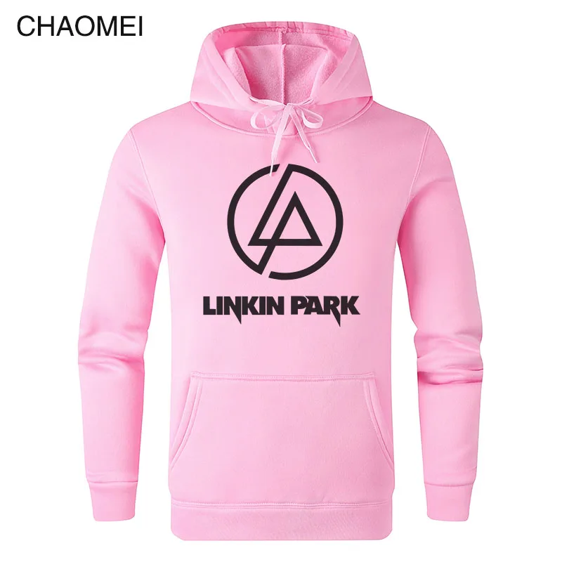 Мужские толстовки в новом стиле Linkin Park, толстовки в стиле хип-хоп Lincoln Rock, Мужская теплая флисовая толстовка с длинным рукавом, модная повседневная толстовка C104 - Цвет: 2
